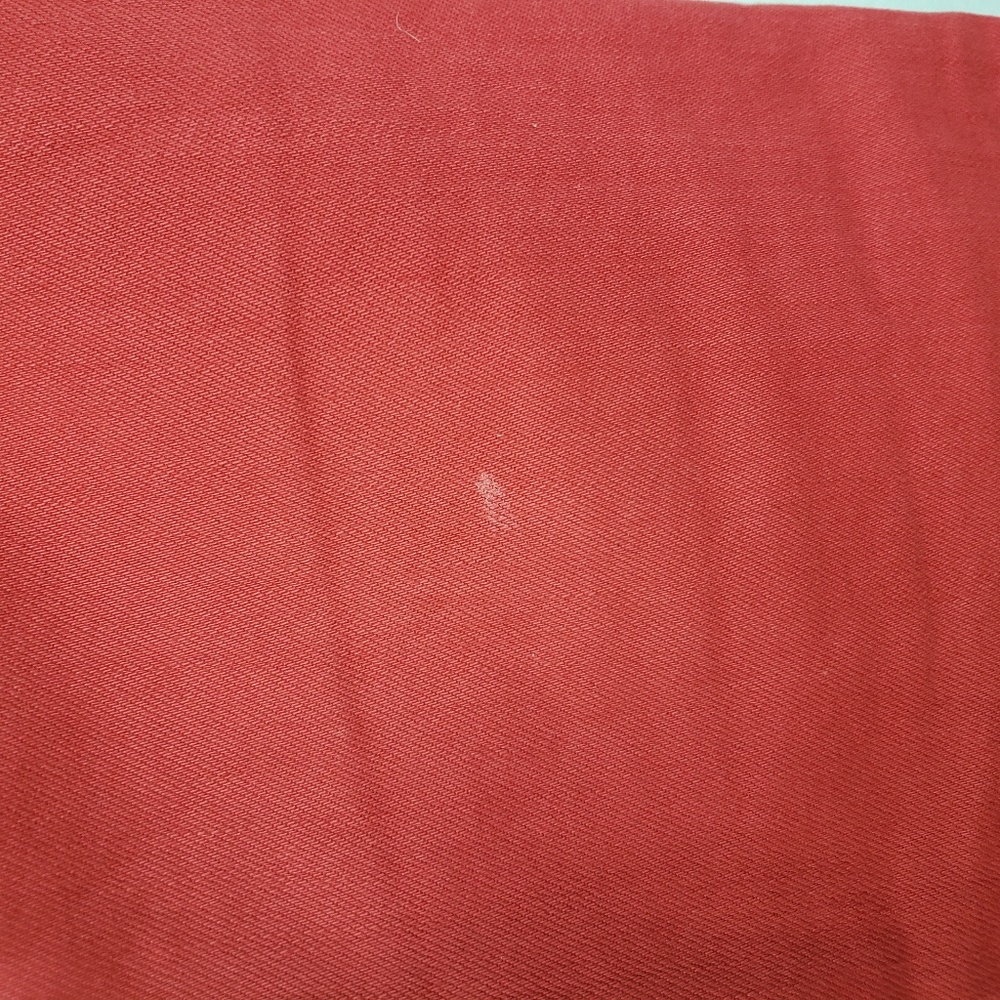 Pilcro Letterpress Script Red Raw Hem Crop Jeans - Picture 7 of 8
